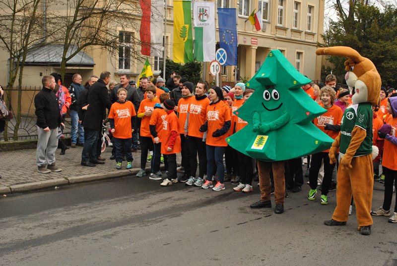 Pan Choinka  też biegł