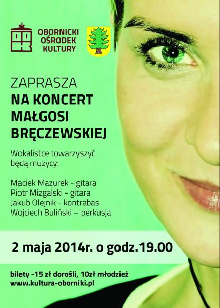 Plakat Małgosi Bręczewskiej