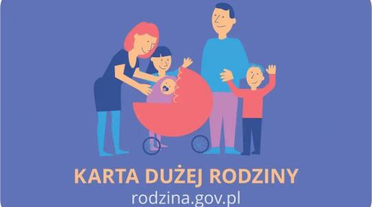 Grafika "Karta dużej rodziny"