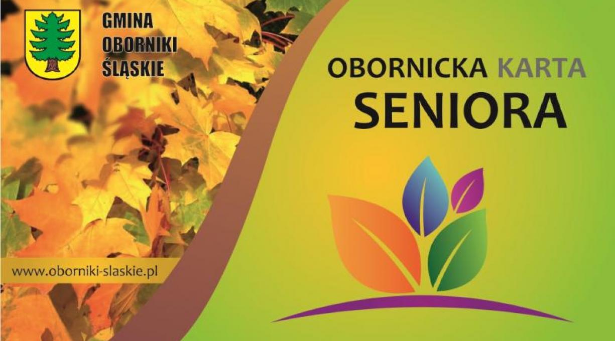 informacja o karcie seniora i jesienne liście